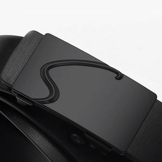 Cinturón de Cuero Ejecutivo con Hebilla Automática sin Agujeros - Image 94