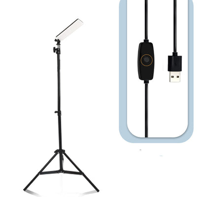 Lámpara de Camping Portátil con Soporte Ajustable