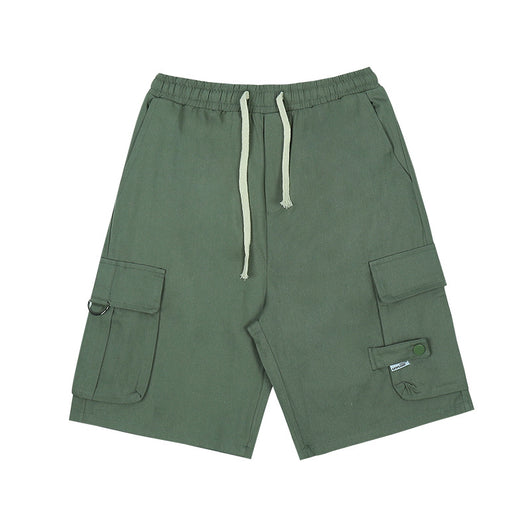 Pantalones Casuales Multibolsillo de Cinco Puntos Estilo High Street - Image 5