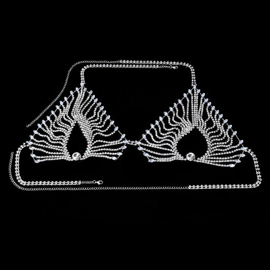 Cadena de Cuerpo Luxury con Cristales Brillantes Multicapas - Image 6
