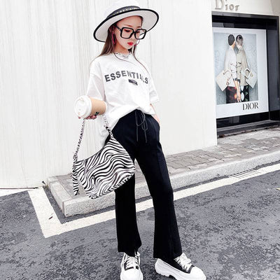 Pantalones Anchos con Abertura Lateral para Niños - Versátiles y Cómodos - Image 8