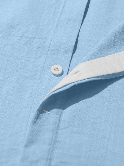 Camisa Casual de Manga Corta con Cuello Solapa - Image 22