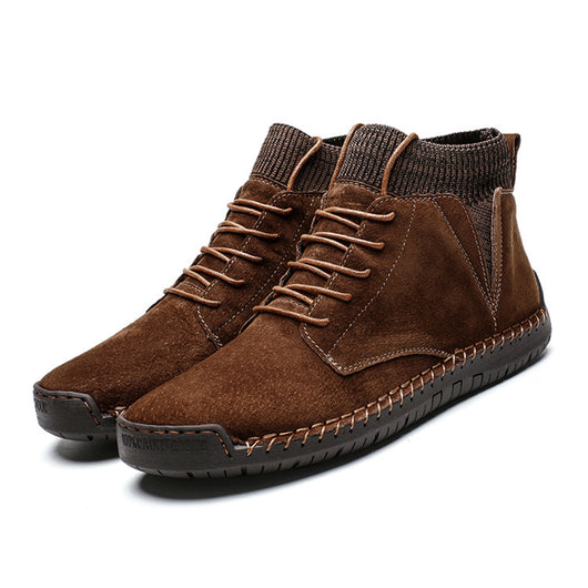 Botas Martin para Hombre Invierno con Forro de Algodón - Caña Media para Nieve - Image 4