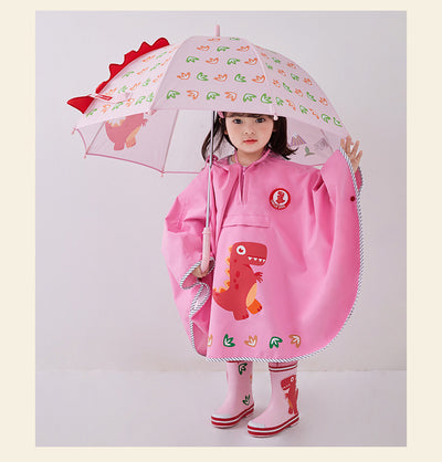 Impermeable Infantil Tipo Capa con Diseño de Dinosaurio - Image 14