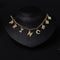 Customized English alphabet necklace Dorado 8 letters
