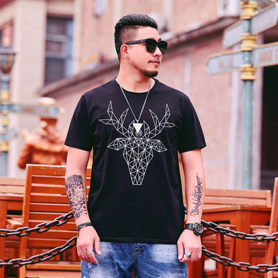 Camiseta Manga Corta Talla Grande para Hombre - Comodidad de Verano - Image 2