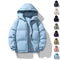Abrigo Hoodie Acolchado para Hombre - Chaqueta de Invierno Cálida y Casual