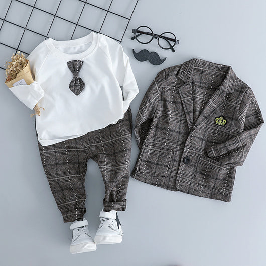 Traje Formal Infantil Británico de Tres Piezas - Image 2