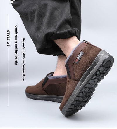 Zapatos Térmicos Acolchados Antideslizantes para Hombre – Estilo Beijing Tradicional - Image 16