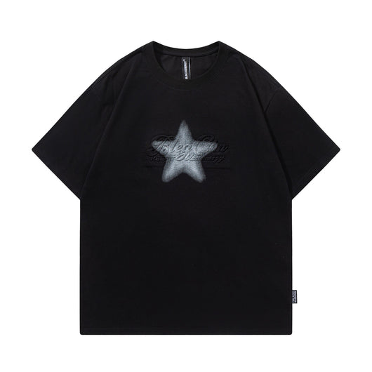 Camiseta Retro Unisex de Manga Corta Cuello Redondo - Estilo Clásico Pesado - Image 3