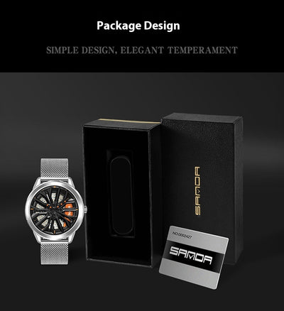 Reloj de Hombre Rueda de la Fortuna - Diseño Trendy con Energía de Buena Suerte - Image 23