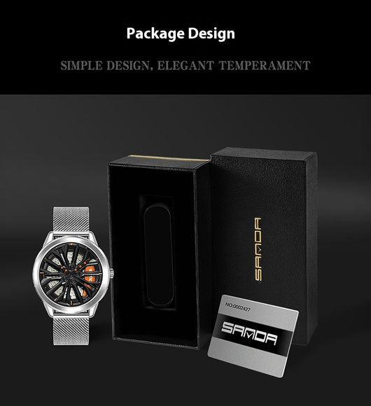 Reloj de Hombre Rueda de la Fortuna - Diseño Trendy con Energía de Buena Suerte - Image 23