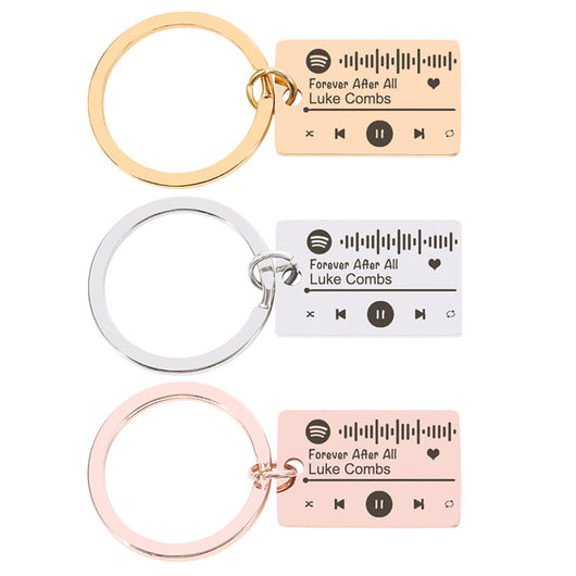 Llavero Personalizado con Código de Música Escaneable en Acero Inoxidable - Image 6