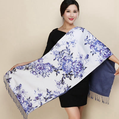 Pashmina de Seda Larga - Chal Elegante Versátil - Image 21