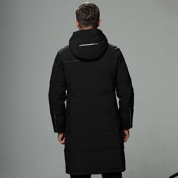 Abrigo de Plumón para Hombre Largo Invierno Premium