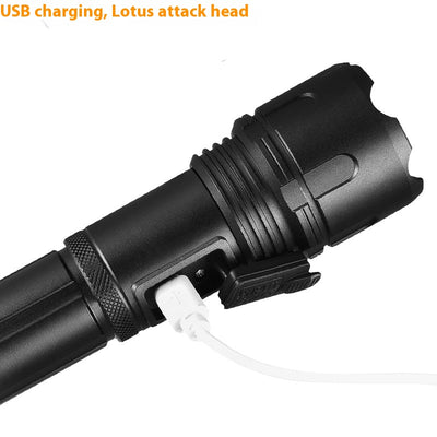 Linterna LED Recargable de Alto Rendimiento con Enfoque Ajustable para Exteriores - Image 17