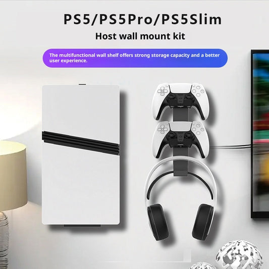 Repisa Universal para Pared con Soporte para Auriculares