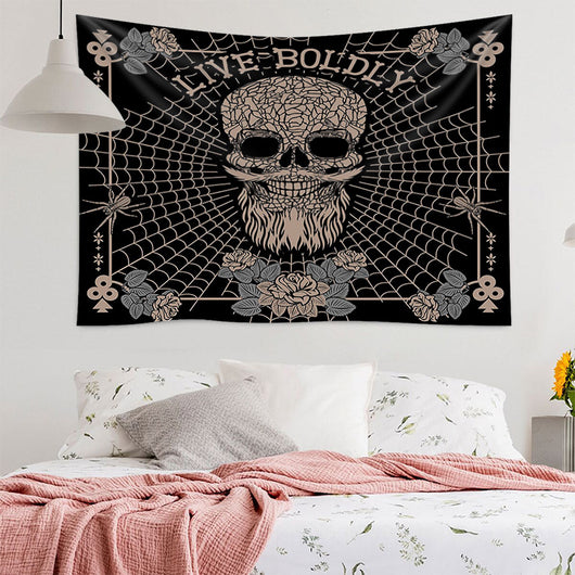 Tapiz de Decoración para el Hogar con Diseño de Calavera - Image 4