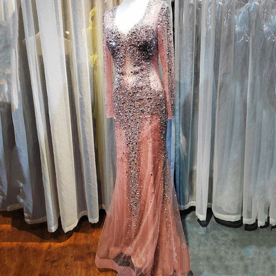 Vestido de Noche Elegante con Cola de Pez - Image 5