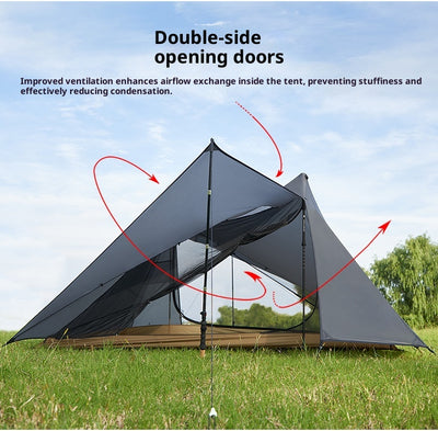 Tienda de Campaña Ultraligera Impermeable de Doble Pared con Estructura Autoportante - Image 17