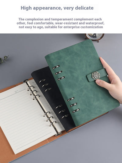 Cuaderno A5 Profesional con Hojas Removibles para Negocios y Reuniones - Image 17