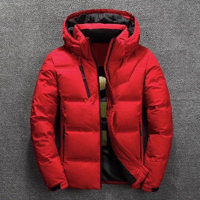 Chaqueta de Plumas para Hombre con Corte Atlético - Image 11