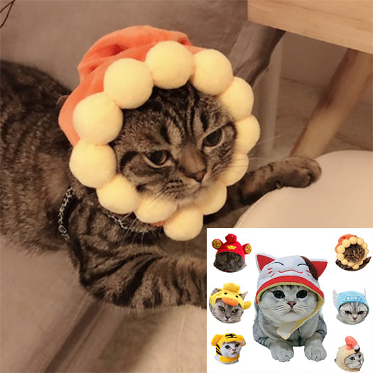 Gorro Cálido Disfraz Mascota Perro Gato - Accesorios Fotográficos