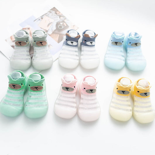 Calcetines Transparentes a Rayas para Bebés y Niños Pequeños - Image 8