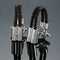 High Quality Copper Material Negro And Blanco Enamel Football Cufflinks Brown