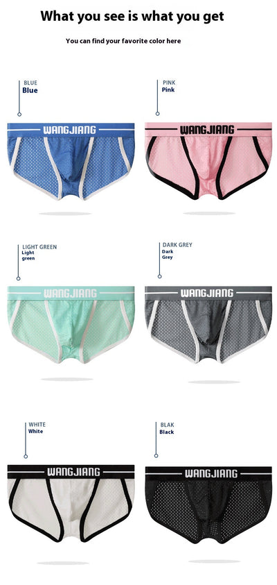 Calzoncillos Triangle Transpirables de Seda Helada para Hombre - Image 23
