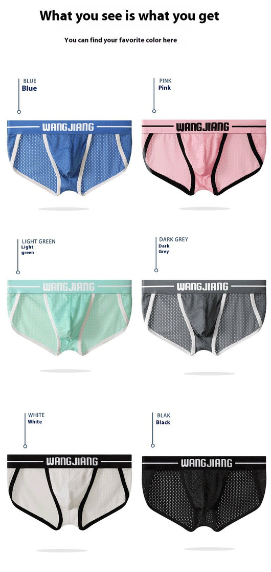 Calzoncillos Triangle Transpirables de Seda Helada para Hombre - Image 23