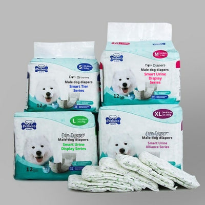 Pañal Absorbente para Perros Macho con Indicador de Humedad