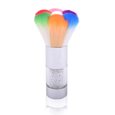 Cepillo de Uñas con Mango Metálico Tipo Pétalo