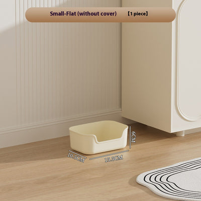 Caja de Almacenamiento Grande con Tapa para Ropa y Accesorios - Diseño Crema - Image 5
