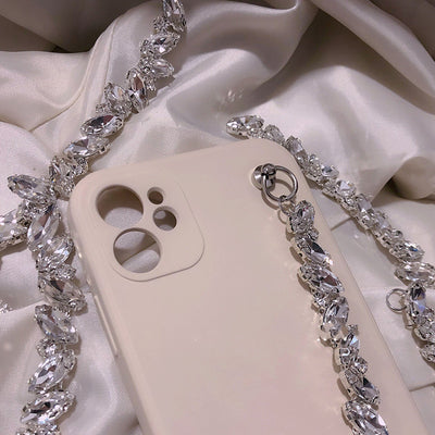 Funda para Celular con Cadena de Cristales Brillantes - Image 8