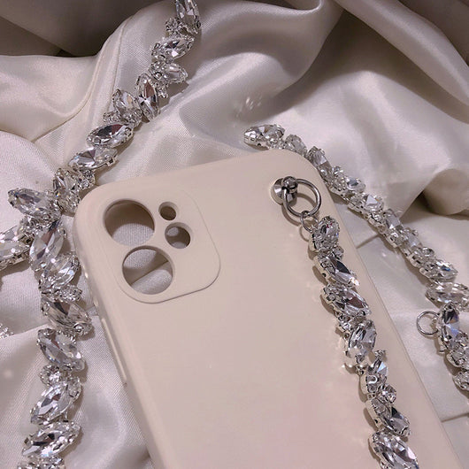 Funda para Celular con Cadena de Cristales Brillantes - Image 8