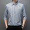 Camisa Masculina de Manga Longa Xadrez - Primavera e Outono