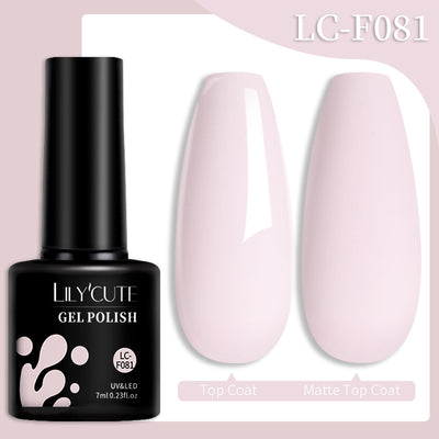 Set de Pegamento para Uñas con Brillo de Color Sólido - Image 17