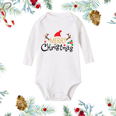 Mameluco Navideño Blanco de Manga Larga para Recién Nacido - Image 16