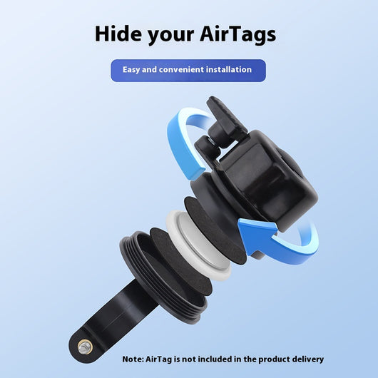 Timbre de Bicicleta con Localizador AirTag - Soporte de Montaje Oculto - Image 4