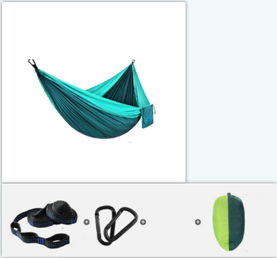 Hamaca Portátil Doble de Paracaídas para Camping y Aventuras - Image 20