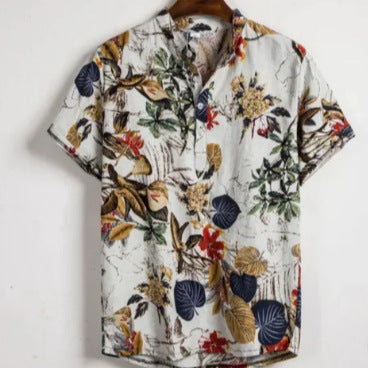 Camisa Hawaiana de Manga Corta con Solapa - Image 27