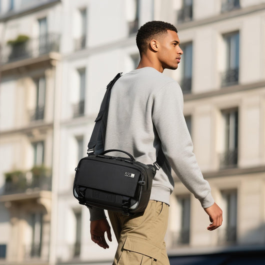 Bolsa Crossbody Impermeable de Gran Capacidad para Hombre