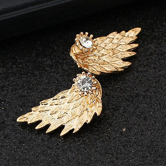 Aretes de Alas de Ángel con Diamantes - Image 7