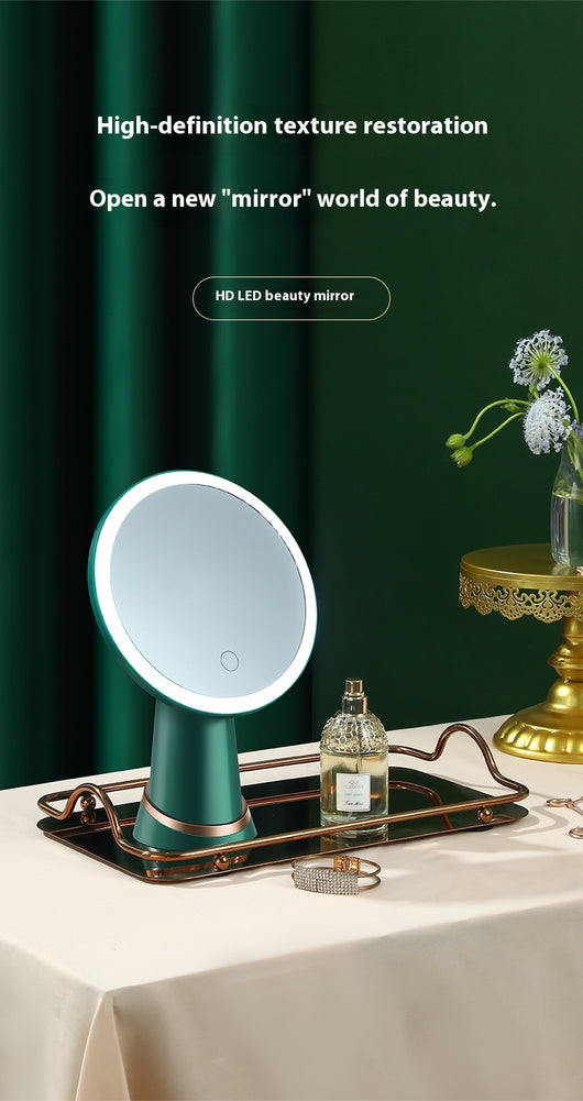 Espejo de Maquillaje LED de Escritorio con Iluminación Integrada - Image 9