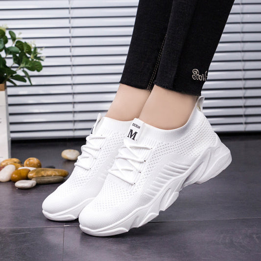 Zapatillas Deportivas Tejidas Transpirables para Mujer