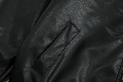 Chaqueta de Cuero PU Estilo Urbano Americano con Algodón - Image 11