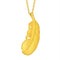 The Secret Of Love Gilded Feather Pendant Pendant