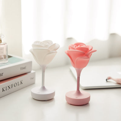 Lámpara Nocturna LED Táctil Rosa de Silicona USB - Image 3
