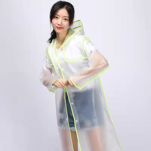 Impermeable Transparente de Una Pieza para Senderismo y Viajes - Image 2